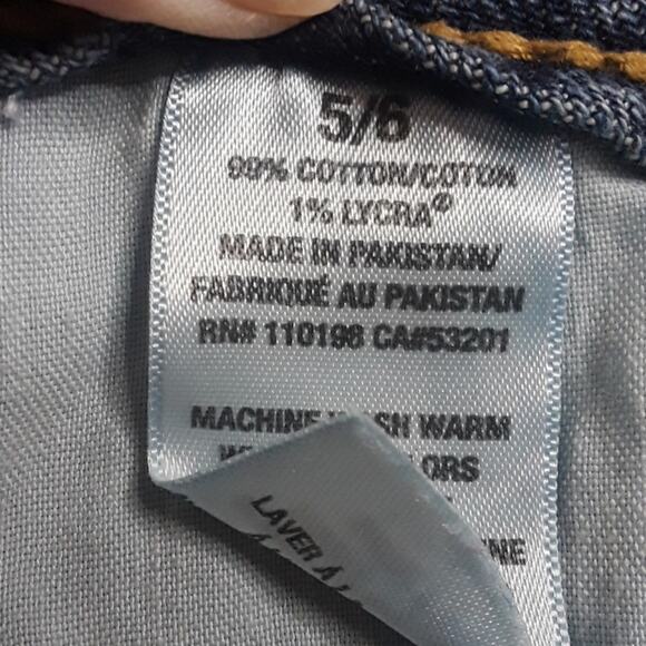 Aeropostale Womens Sz 6 Modest Y2K Flap Pocket Distressed Denim Shorts5725 - Picture 4 of 10